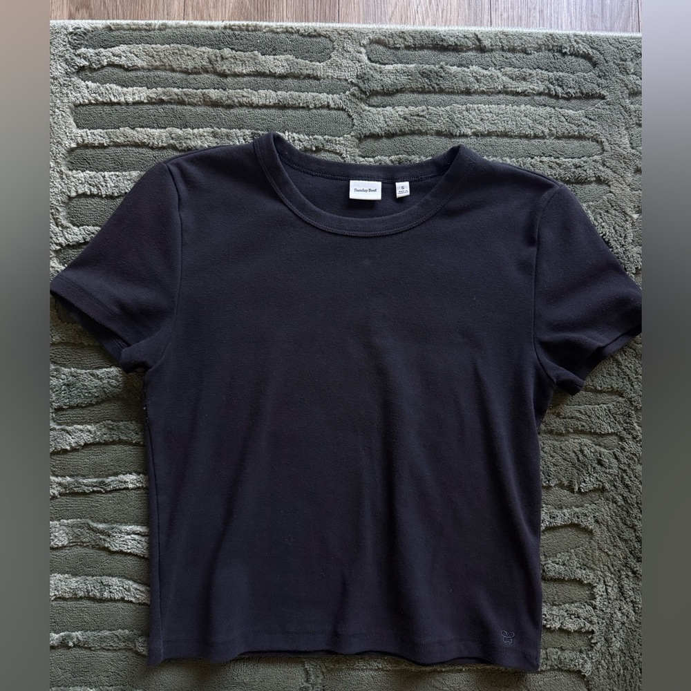 Sunday Best Classic Black Short Sleeve Tee